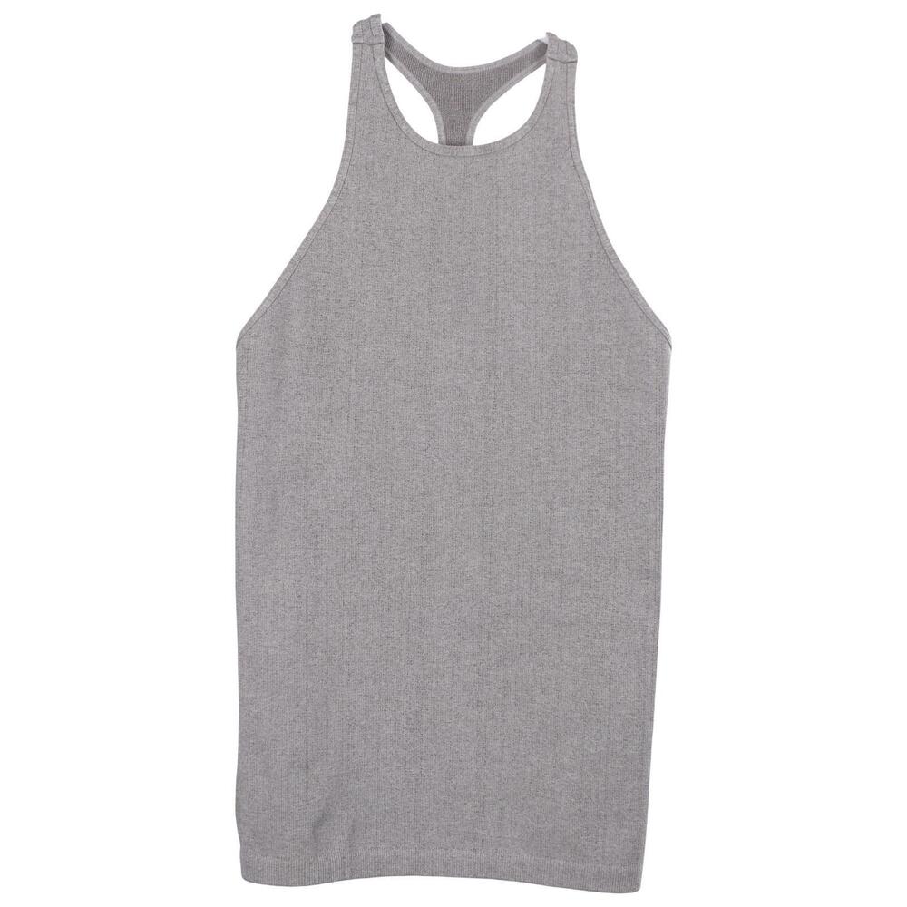 FP Movement Tank Top M/L Gray Nylon Blend Stretch Racerback Sleeveless
